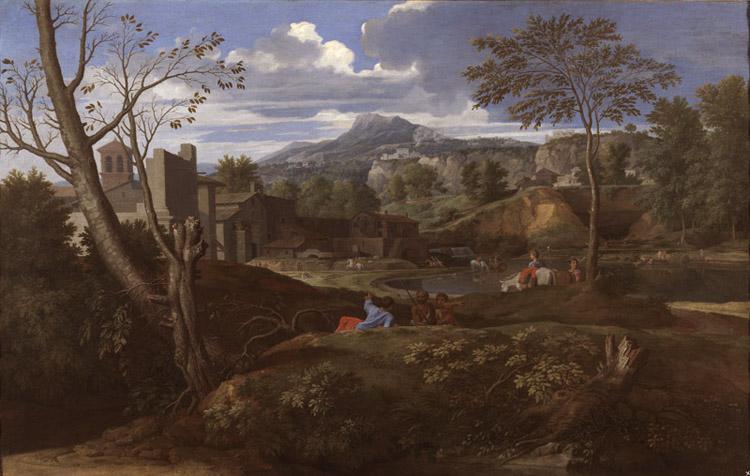 Nicolas Poussin Landscape with Three Men (mk08)